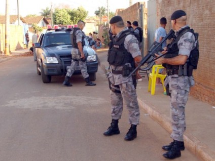O 2º BPM desenvolveu ações em vários bairros para conter a criminalidade -