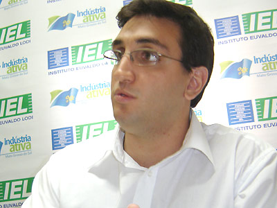 O líder de projetos do IEL de Três Lagoas, Hugo Bittar -