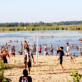 Balneário Municipal de Três Lagoas fica às margens do rio Sucuriú.