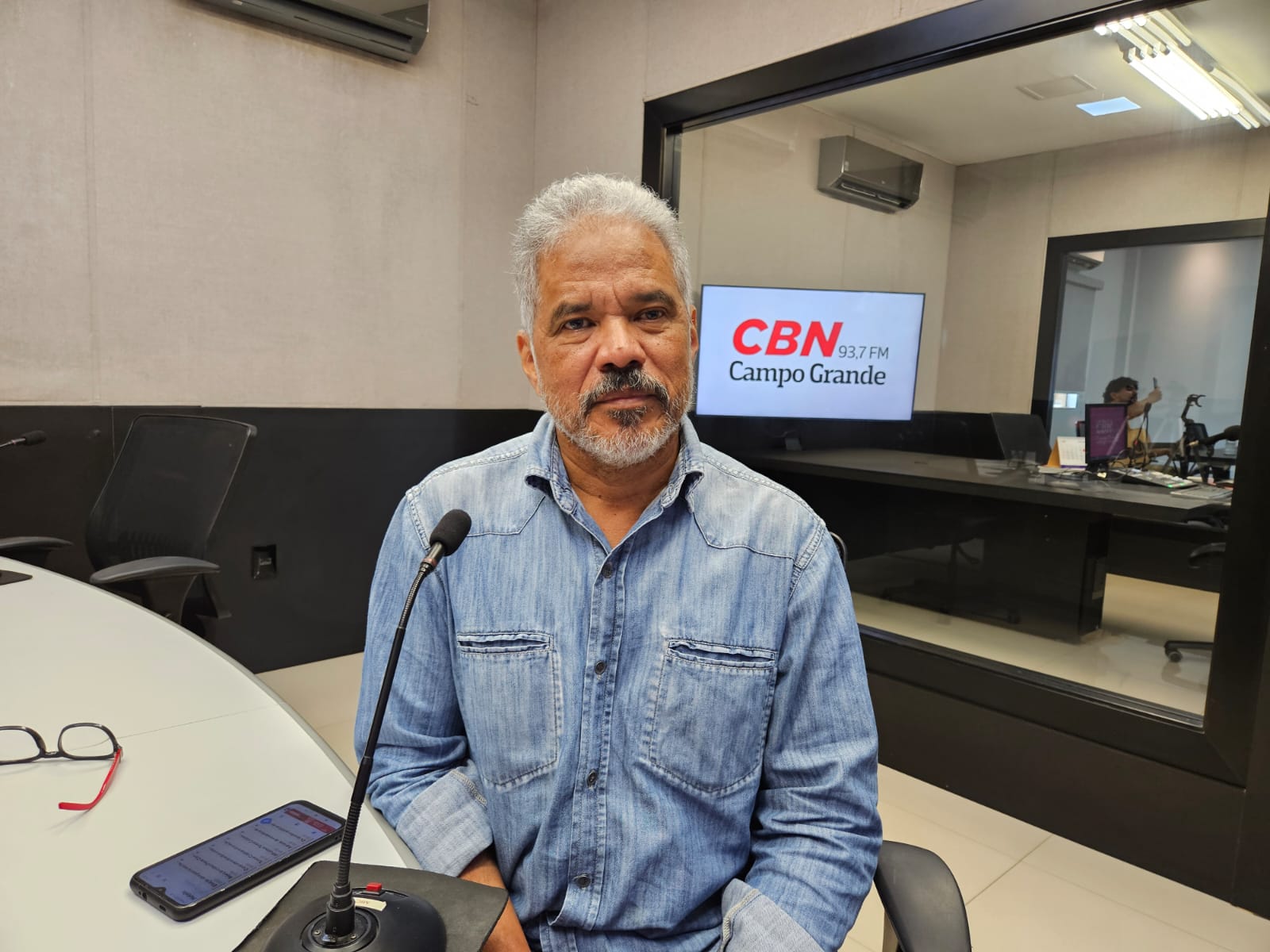 Adilson Trindade falou sobre as articulações em torno da presidência do TCE-MS. | Foto: Karina Anunciato/CBN-CG