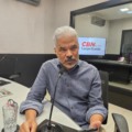 Adilson Trindade durante o Jornal CBN Campo Grande.