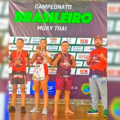 Três Lagoas conquista ouro e bronze no Campeonato Brasileiro de Muay Thai