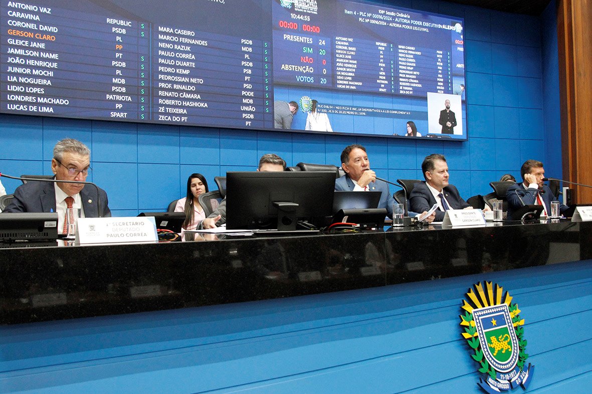 Sessão plenária desta quinta-feira (28) na Assembleia Legislativa de Mato Grosso do Sul - Foto: Wagner Guimarães