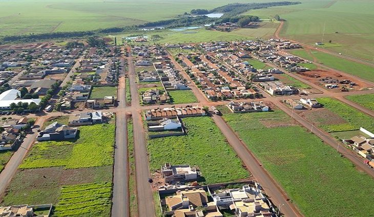 Imagem aérea de São Gabriel do Oeste