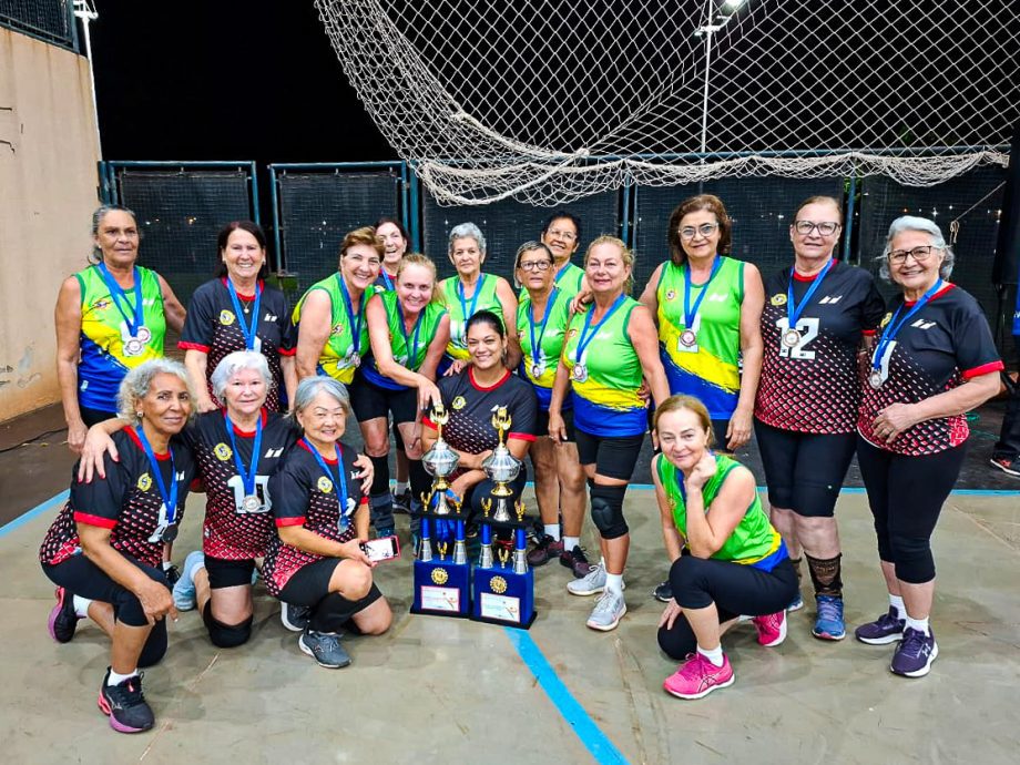 Três Lagoas conquista primeiro lugar em três categorias no Torneio da Melhor Idade de Vôlei Adaptado