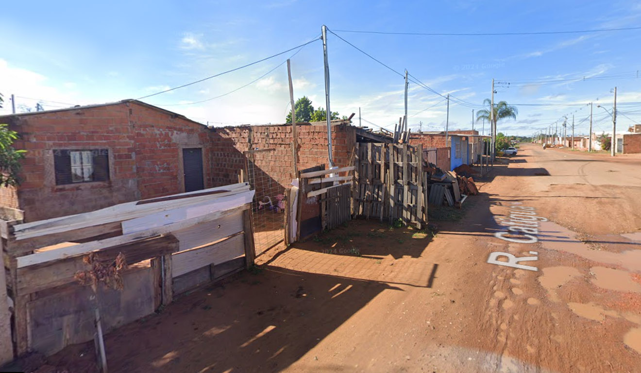 Comunidade Homex é a maior favela de MS, localizada na região Sul de Campo Grande | Foto: Reprodução/Google Maps