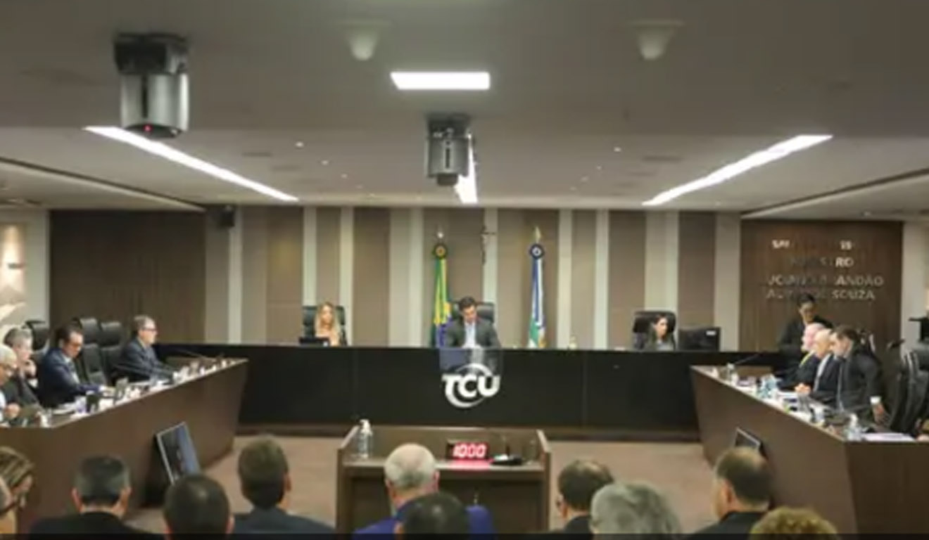 Plenário do Tribunal de Contas da União durante sessão