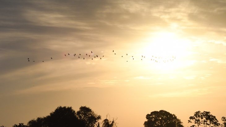 O dia começa com temperaturas amenas nos municípios, reflexo ainda da passagem da frente fria sobre o estado