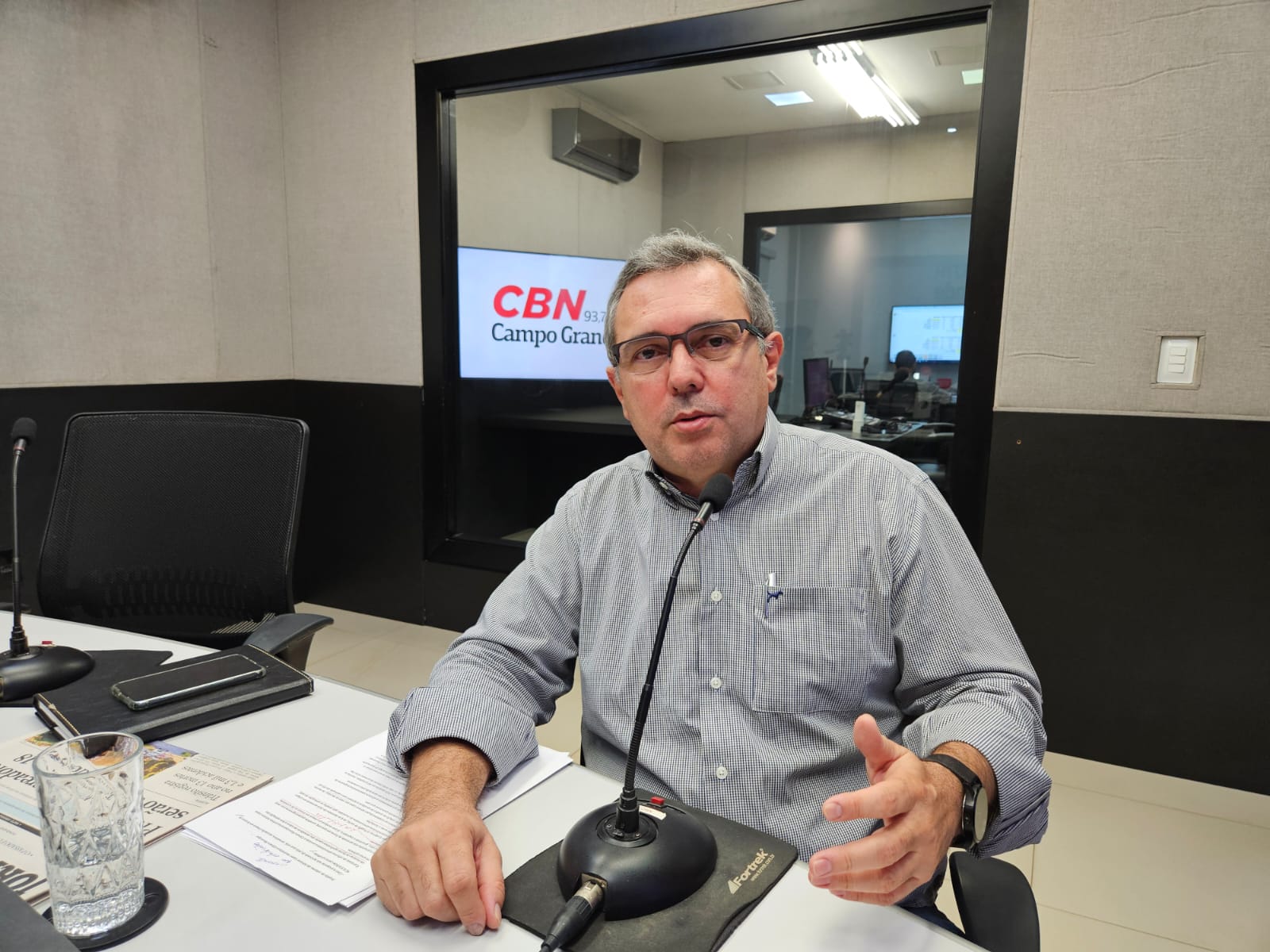 Edir Viégas durante o Jornal CBN Campo Grande desta terça-feira (10).