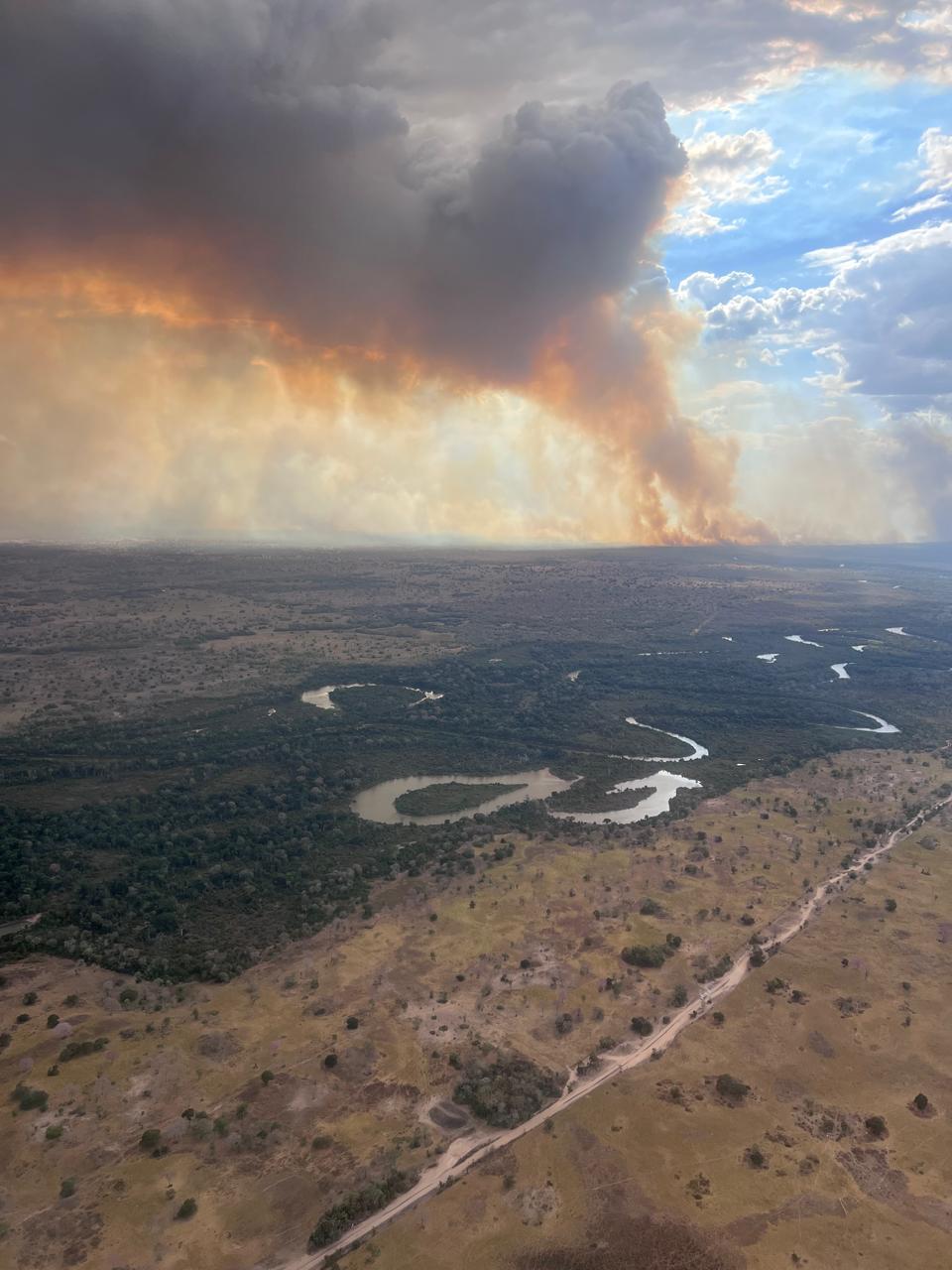 Incêndio na Serra do Amolar em agosto