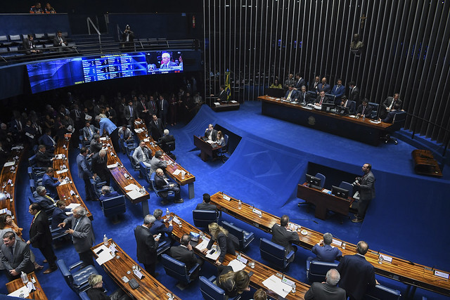 Plenário do Senado Federal durante sessão deliberativa ordinária - Foto: Jonas Pereira/Agência Senado