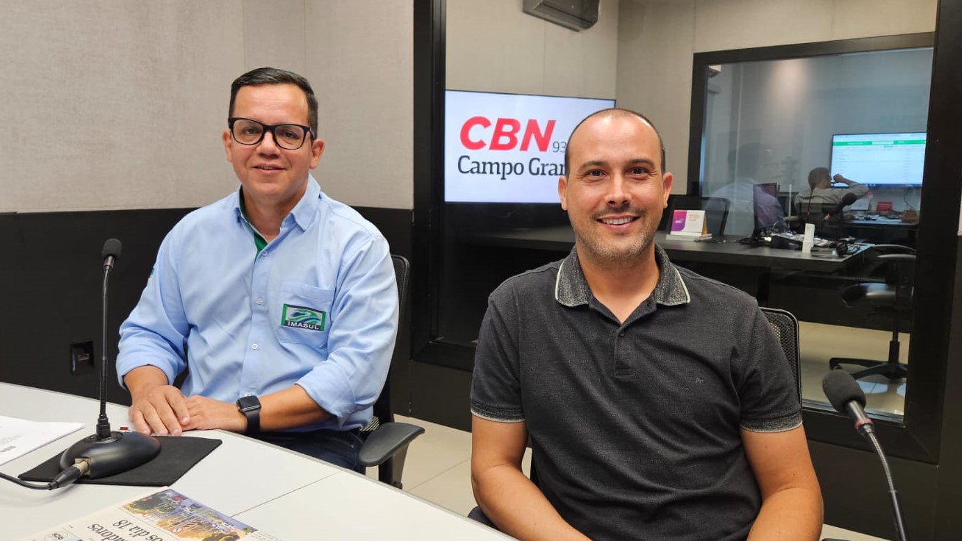 Da esquerda para a direita: Leonardo Costa e Vinícius Sperling | Foto: Karina Anunciato/CBN-CG