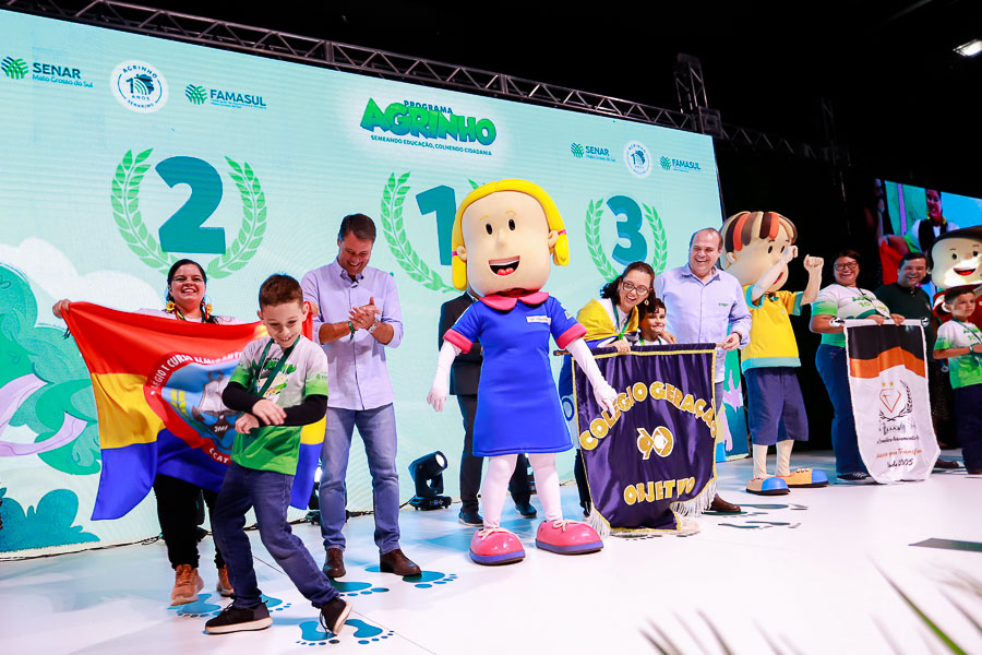 Programa promove atividades ao longo do ano, como feiras e produções pedagógicas com o objetivo de engajar a comunidade escolar em temas relacionados ao campo | Foto: Divulgação/Famasul