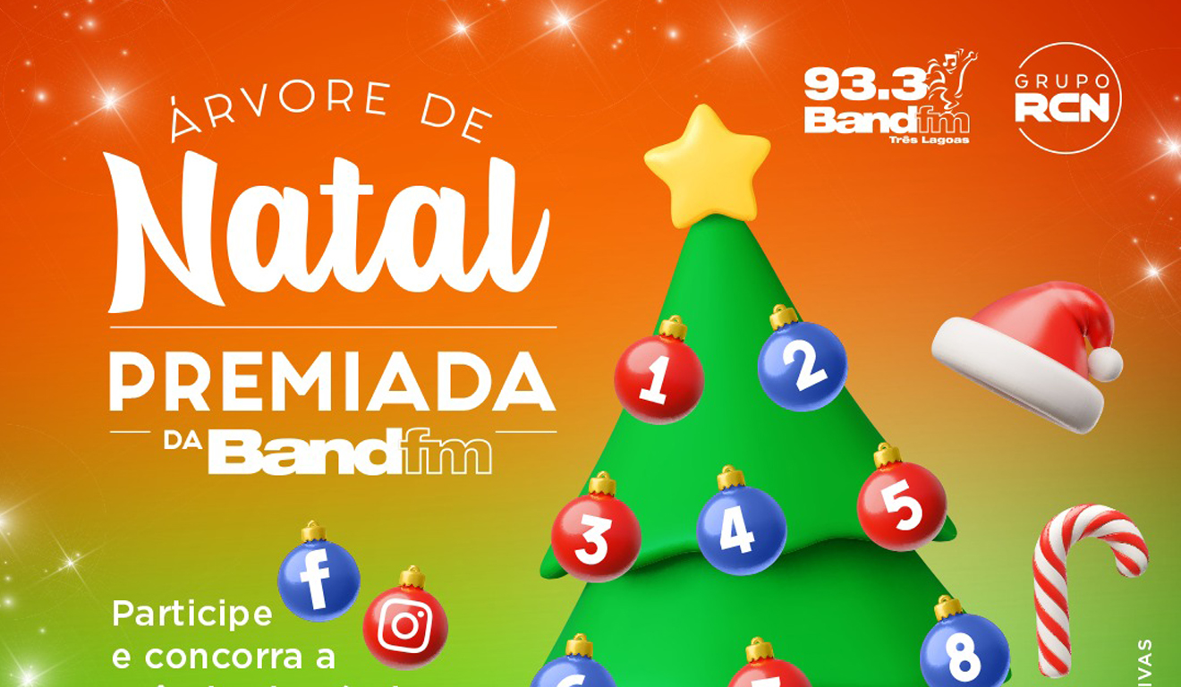 Árvore de Natal Premiada Band FM: concorra a prêmios!