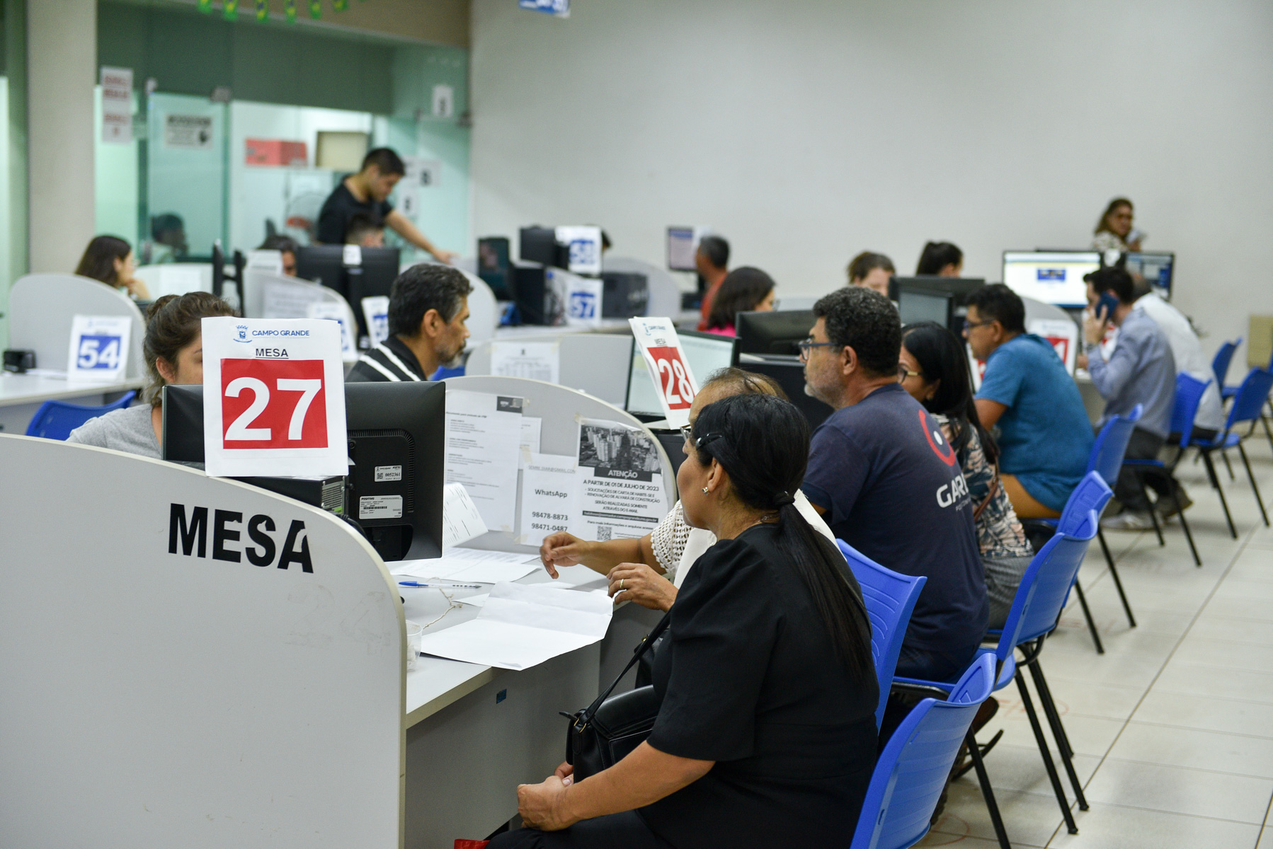 O contribuinte pode fazer a negociação presencialmente na Central de Atendimento ao Cidadão.  | Foto: Reprodução/ PMCG