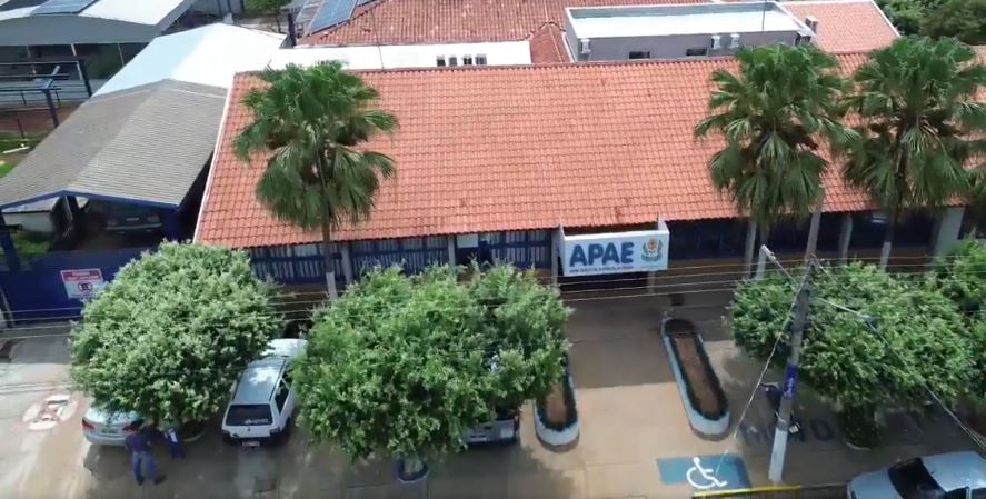 Sede da Apae em Aparecida do Taboado (Reprodução)