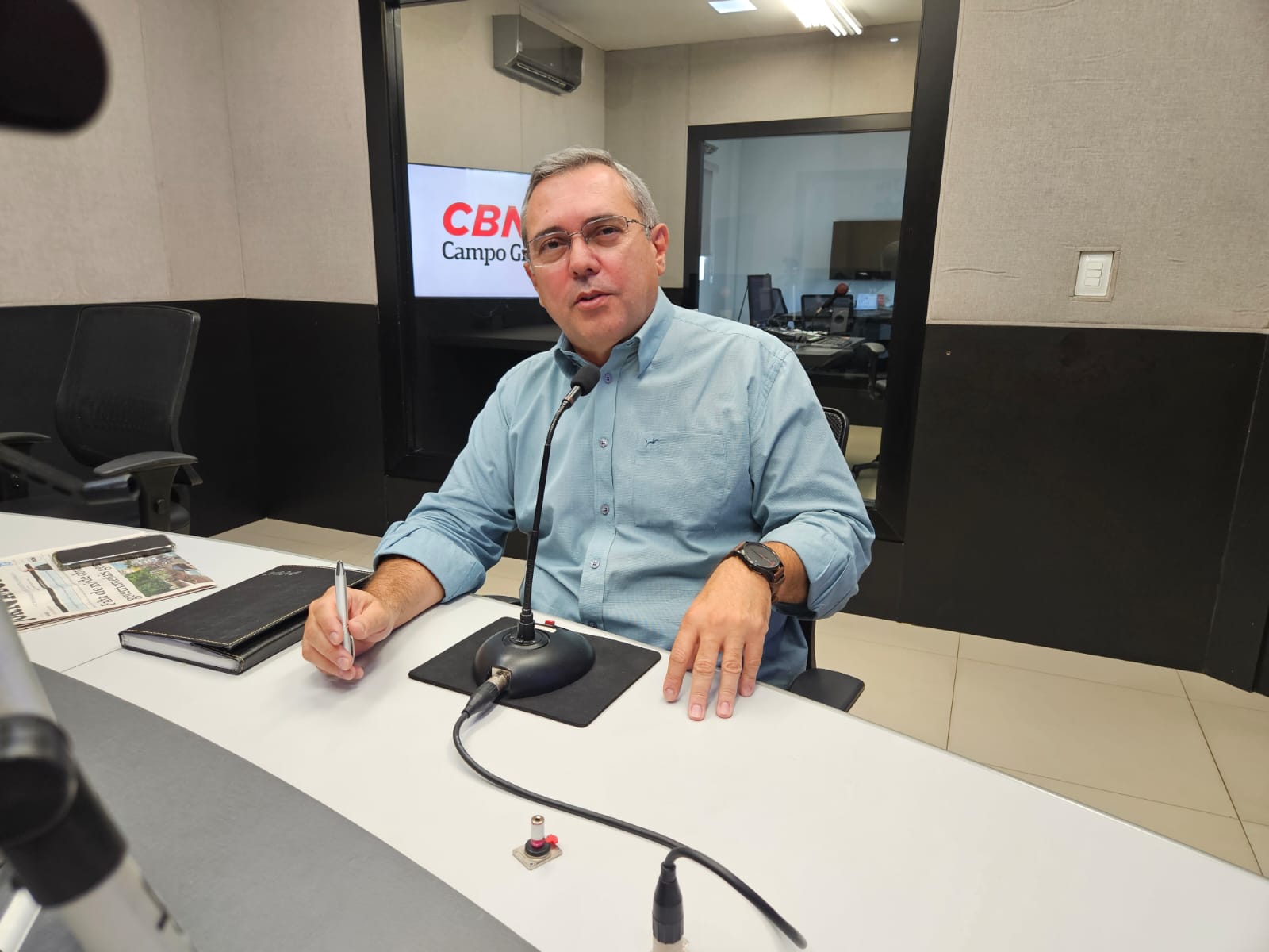 Colunista durante o Jornal CBN Campo Grande desta quinta-feira (30).