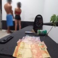 Força Tática prende casal do tráfico e apreende pé de maconha