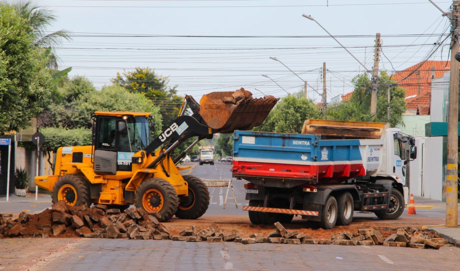 Prefeitura de Três Lagoas revitaliza trecho da rua Coronel João Gonçalves de Oliveira | Divulgação / Prefeitura Municipal de Três Lagoas