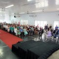 Prefeito > Maycol Queiroz durante o discurso de posse no dia 1º de janeiro