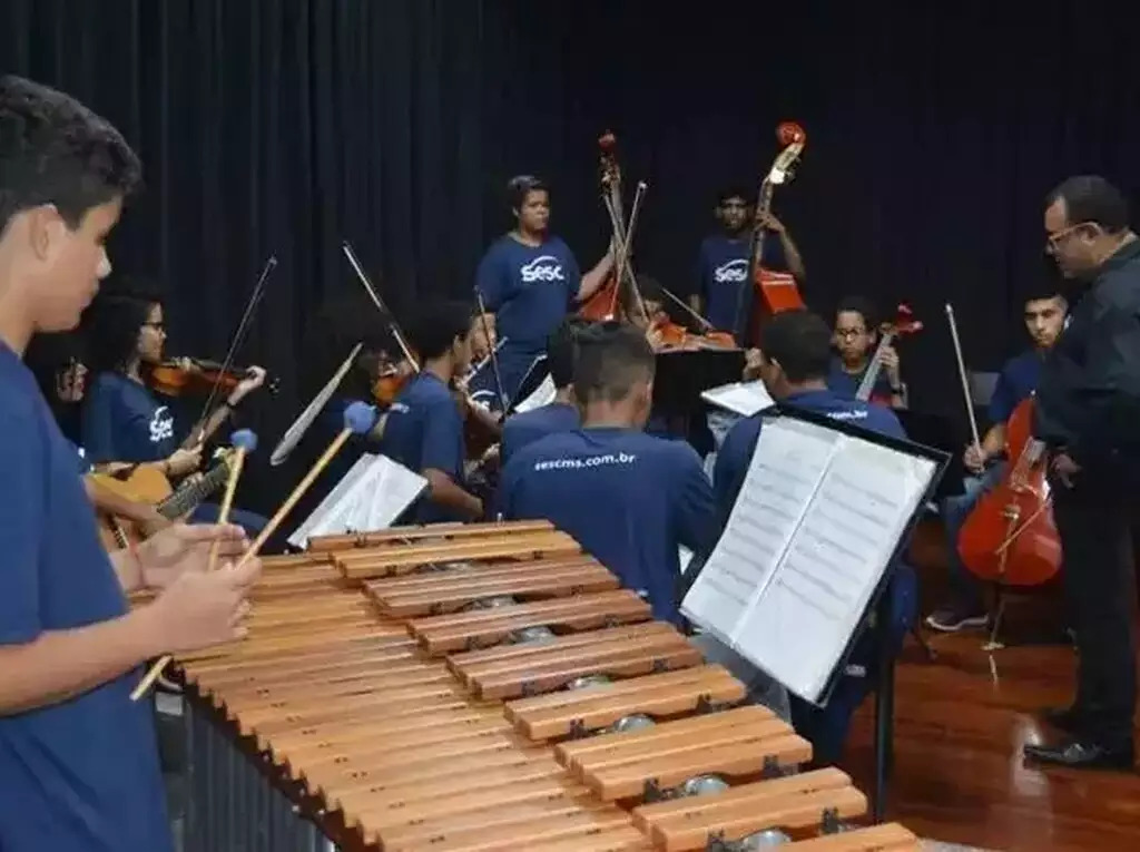 Coral Infantojuvenil e Orquestra Jovem Sesc MS levam talentos locais a eventos dentro e fora do estado - Foto: Arquivo/Divulgação