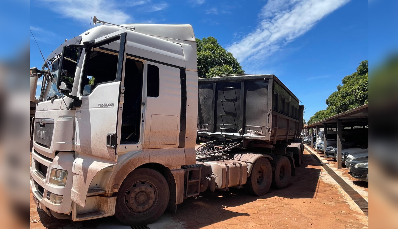 Carreta usada para o narcotráfico foi apreendida - Foto: Divulgação/PF