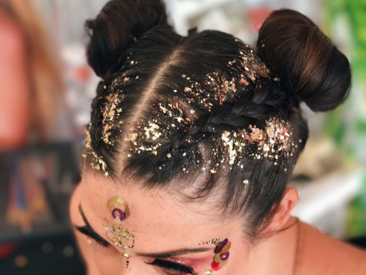 Brilho de Carnaval: Como Fazer um Cabelo Glamouroso com Gel e Glitter