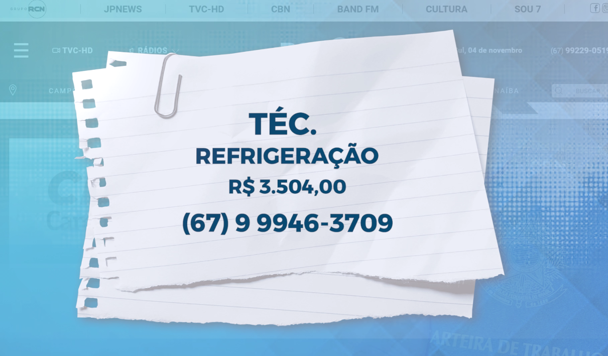 O quadro faz parte do programa TVC Agora, que é exibido pela TVC HD, Canal 13.1 - Reprodução / TVC HD