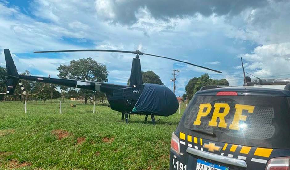 Aeronave poderia estar a serviço do narcotráfico - Foto: Divulgação/PRF