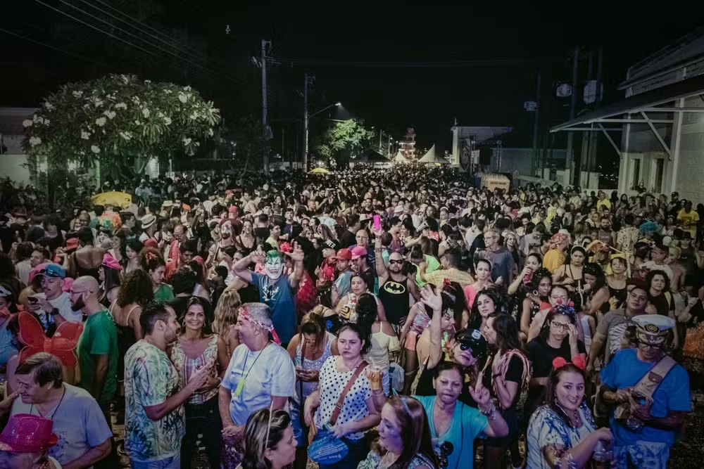 Tradicional folia do Bloco Cordão Valu em Campo Grande — Foto: Reprodução/Cordão Valu