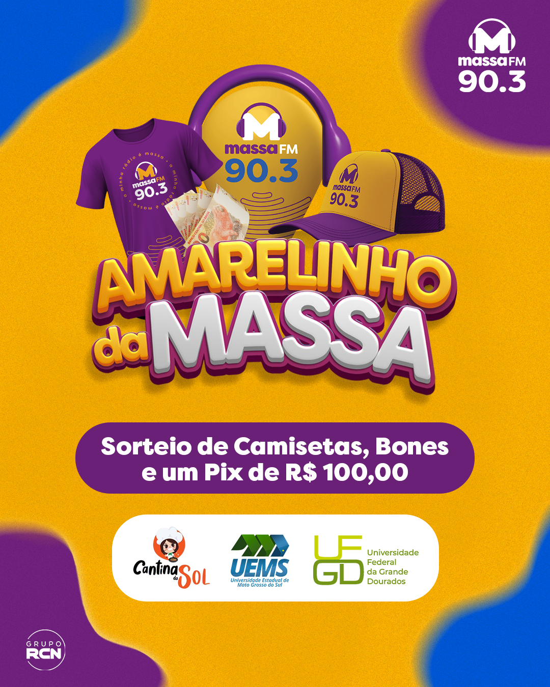 Amarelinho da Massa: Participe do sorteio e concorra a prêmios!