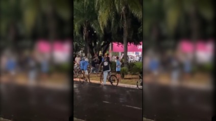 Adolescentes promovem briga durante jogos escolares na Lagoa Maior