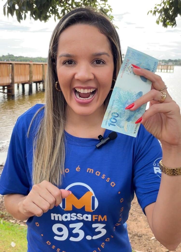 Concorra a R$100 todo sábado na Massa FM 93,3 Três Lagoas!