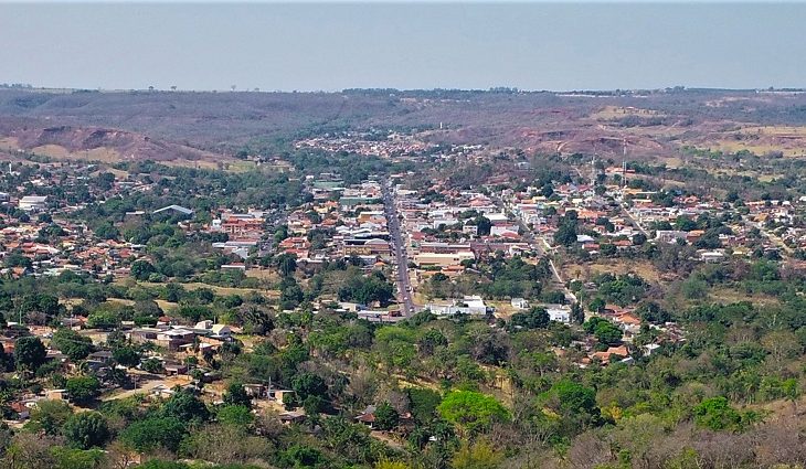 Vista aérea de Camapuã - Foto: Reprodução/Governo de MS