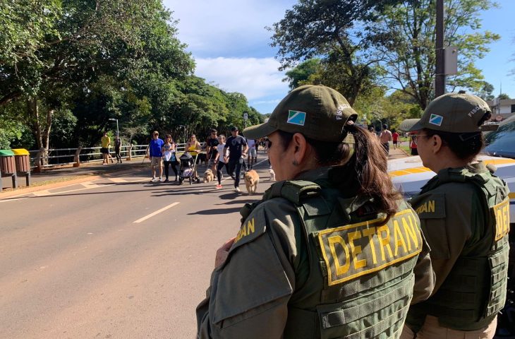 Agentes de fiscalização e patrulhamento viário irão fechar as vias do Parque dos Poderes nos quatro dias. Foto: Reprodução/ Governo de MS Agentes de fiscalização e patrulhamento viário irão fechar as vias do Parque dos Poderes nos quatro dias. Foto: Reprodução/ Governo de MS
