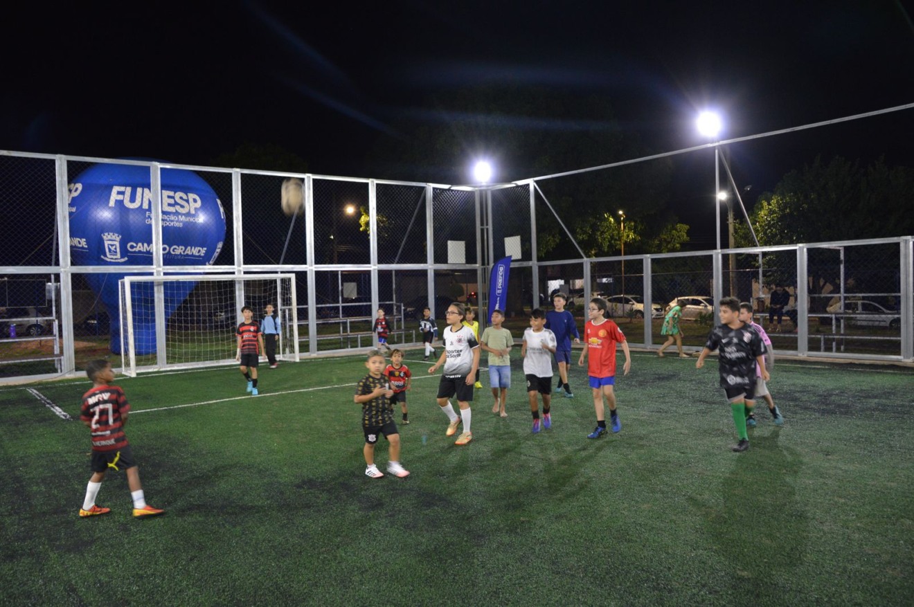 Inauguração da Arena Esportiva ocorreu nesta terça-feira - Foto: Divulgação/Prefeitura de CG