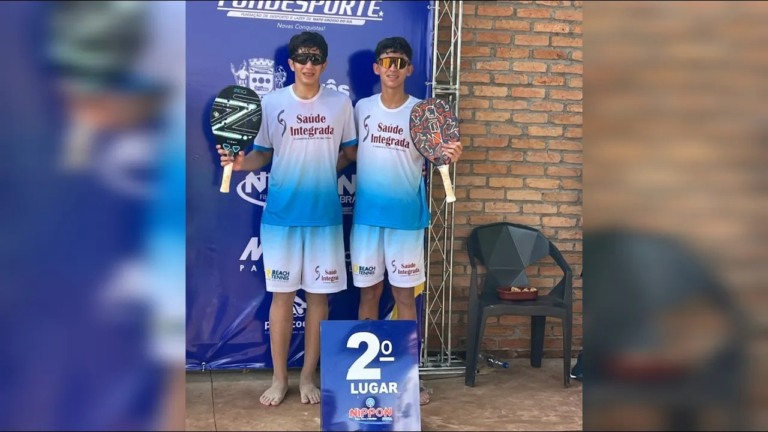 Ambos tem 14 anos de idade e disputam a categoria Sub-16 (Foto: Divulgação)