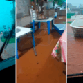 Guia Lopes da Laguna sofre com as chuvas fortes do dia 18/04/2025