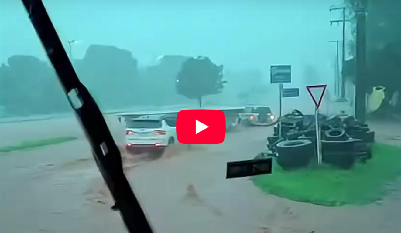 Video: Moradores de Guia Lopes mostram estragos da chuva. Assista!
