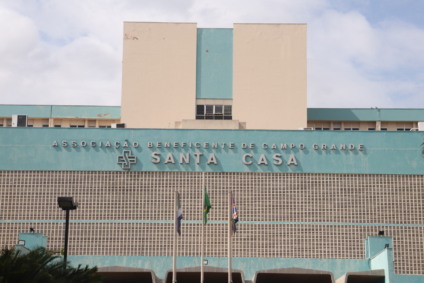 Fachada da Santa Casa de Campo Grande - Foto: Reprodução/Santa Casa de CG