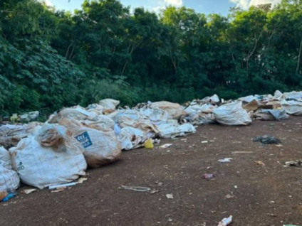Lixão irregular em área urbana de Rio Brilhante