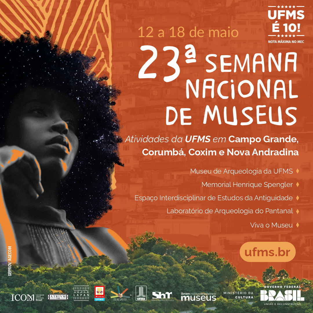 Esta será a 23ª Semana Nacional dos Museus e tem o tema “Futuro dos museus em comunidades em rápida transformação” - Foto: Reprodução UFMS