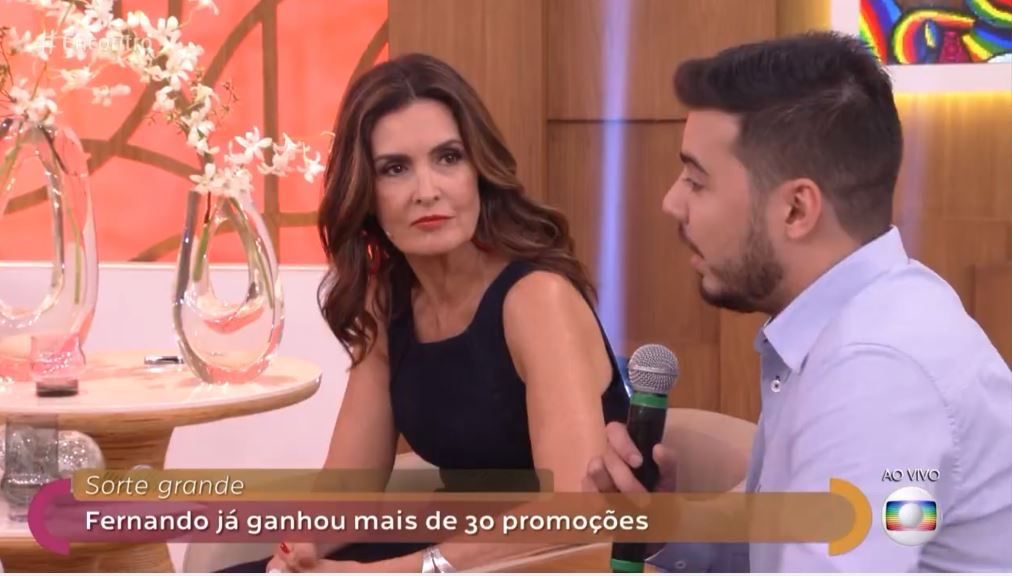 Fernando Henrique Miranda em participação ao vivo no programa Encontro. Foto: Reprodução / TV Globo Fernando Henrique Miranda em participação ao vivo no programa Encontro. Foto: Reprodução / TV Globo