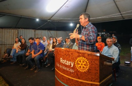 Governador Eduardo Riedel participou da abertura do evento - Foto: Reprodução/ Saul Schramm