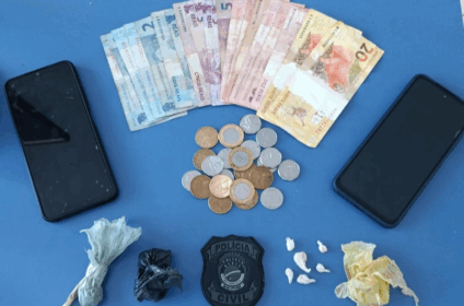 Objetos apreendidos pela Polícia Civil - Foto: Reprodução/ PCMS