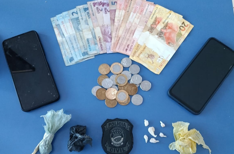 Objetos apreendidos pela Polícia Civil - Foto: Reprodução/ PCMS