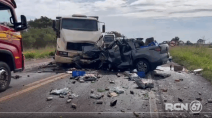 Acidende aconteceu na BR-262 na altura do Indubrasil.