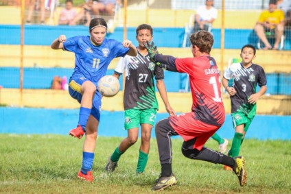 Manuela (11) marcou o gol do GSA e ainda deu trabalho para defesa adversário com outras oportunidades - Foto: Reprodução/ FFMS