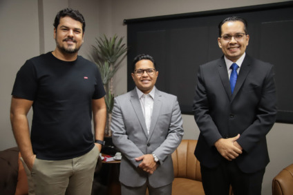 Reunião realizada no gabinete da presidência da CMCG nesta quinta-feira (8) - Foto: Reprodução/CMCG