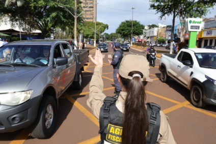 Agência Municipal de Trânsito de Dourados vai intensificar as blitzes educativas durante a campanha Maio Amarelo. (Foto: A. Frota)